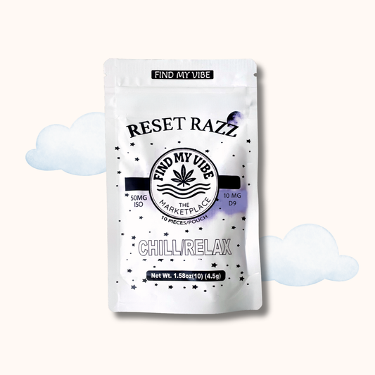 Reset Razz Delta-9 Gummies – Chill & Relax (Black Raspberry)