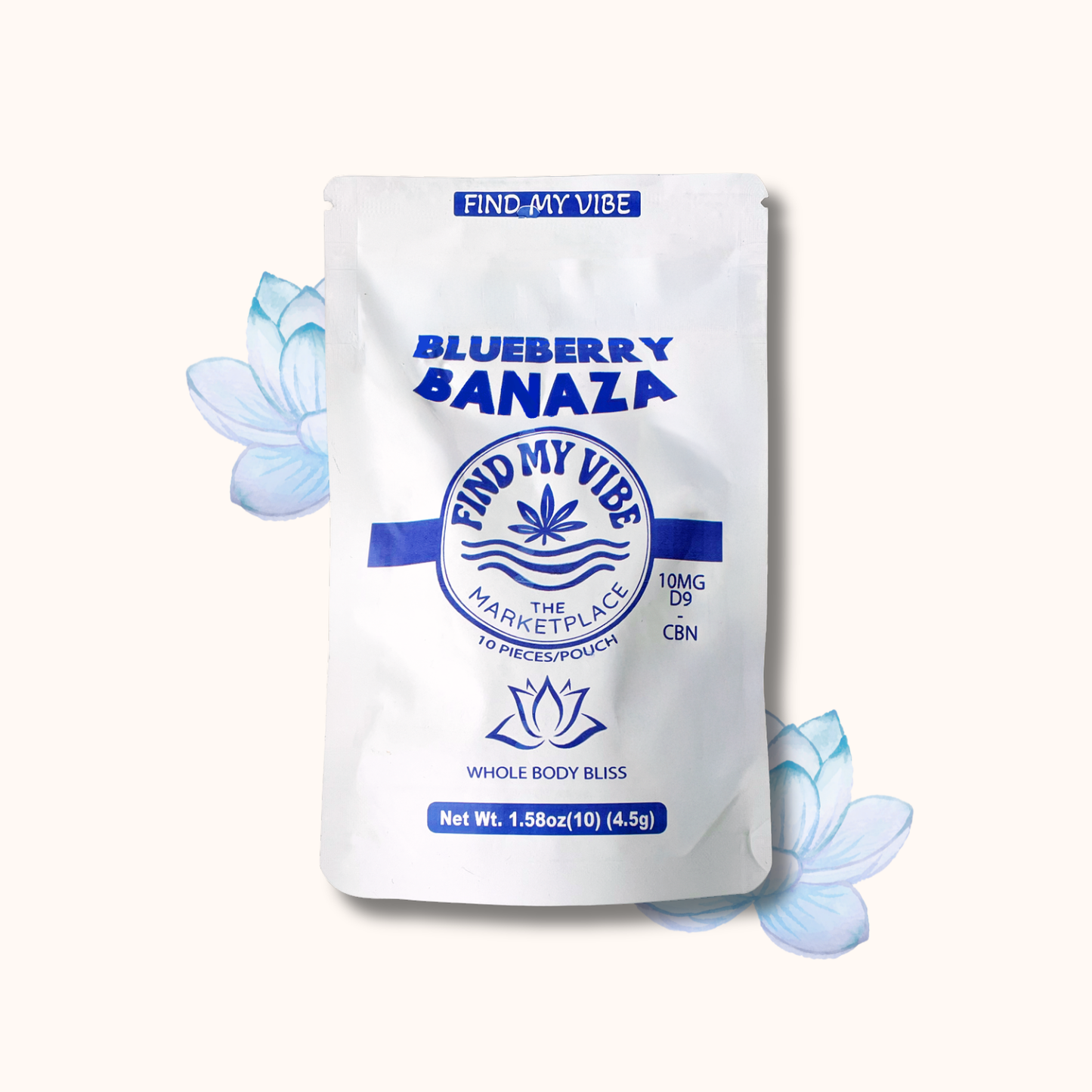 Blueberry Bananza Delta-9 Gummies – Whole Body Bliss