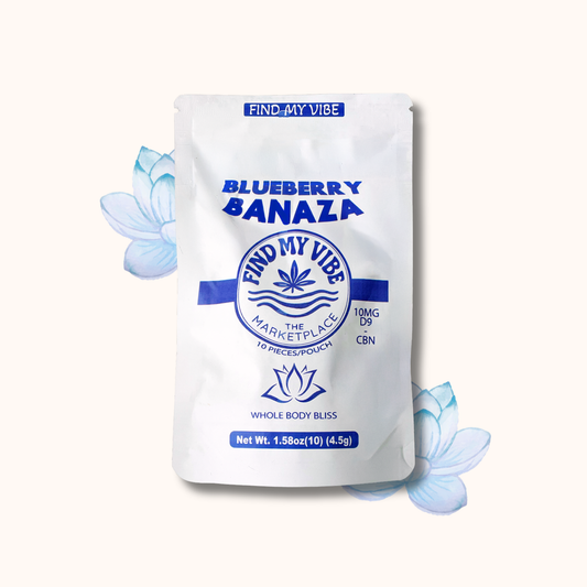 Blueberry Bananza Delta-9 Gummies – Whole Body Bliss