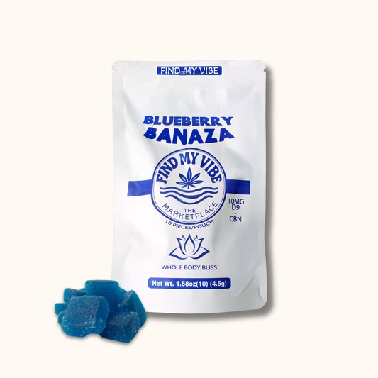 Blueberry Bananza Delta-9 Gummies – Whole Body Bliss