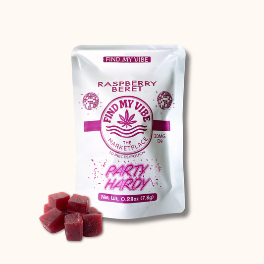 Raspberry Beret Delta-9 Gummies – Party Hardy